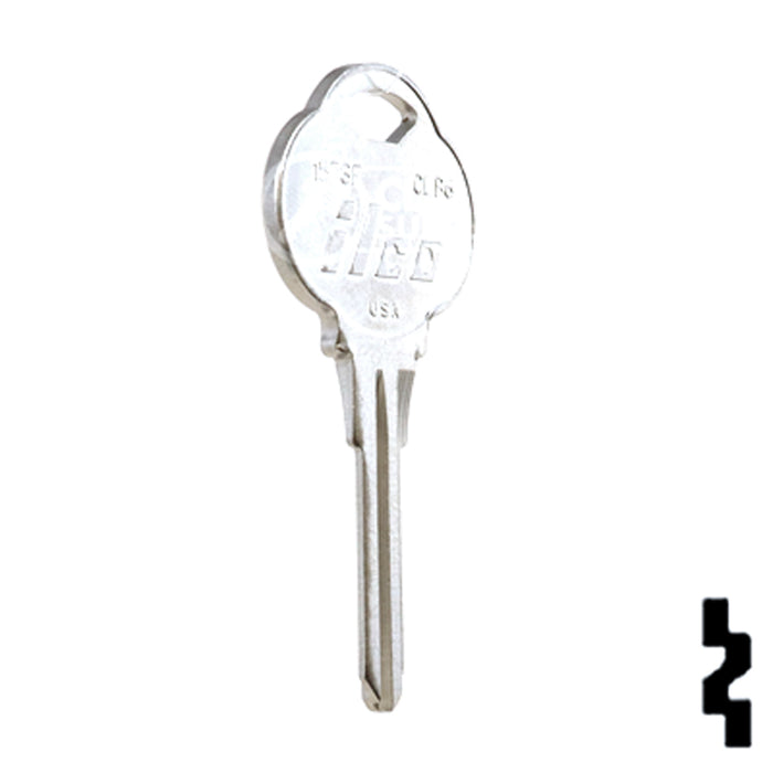 Uncut Key Blank | The Club | 1573F, CLB6 Residential-Commercial Key Ilco