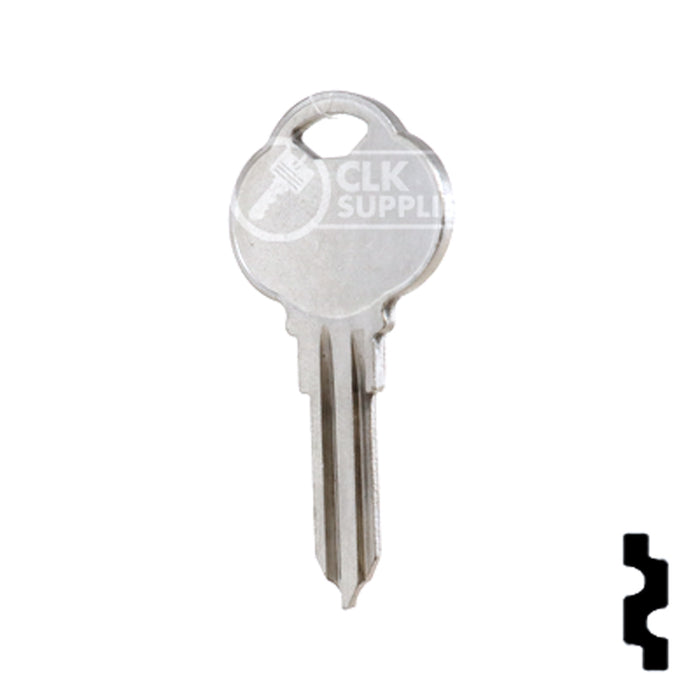 Uncut Key Blank | The Club | 1589I, CLB9 Residential-Commercial Key Ilco