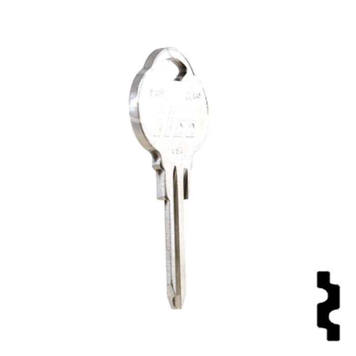 Uncut Key Blank | The Club | 1589I, CLB9 Residential-Commercial Key Ilco