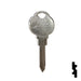 Uncut Key Blank | The Club | 1591L, CLB12 Residential-Commercial Key Ilco