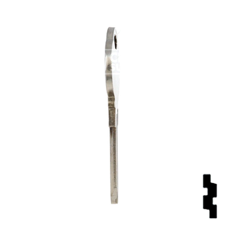 Uncut Key Blank | The Club | 1591N, CLB14 Residential-Commercial Key Ilco