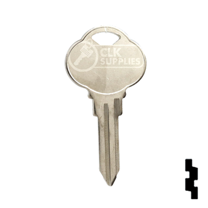 Uncut Key Blank | The Club | 1591N, CLB14 Residential-Commercial Key Ilco