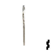 Uncut Key Blank | The Club | 1591P, CLB15 Residential-Commercial Key Ilco
