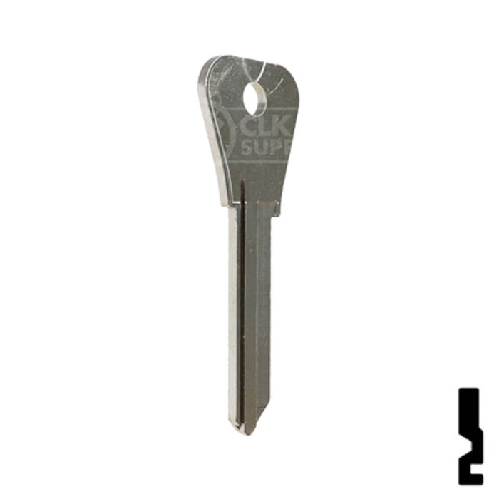 Uncut Key Blank | Weiser | L1054WB Residential-Commercial Key Ilco