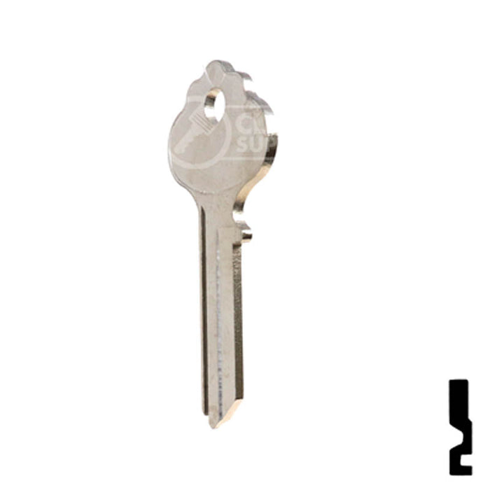 Uncut  Key Blank | Weiser | X1054WA, WR2 Residential-Commercial Key Ilco