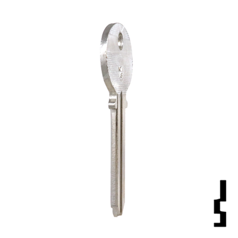 Uncut Key Blank | Wilson Bohannon | 1071AB Residential-Commercial Key Ilco