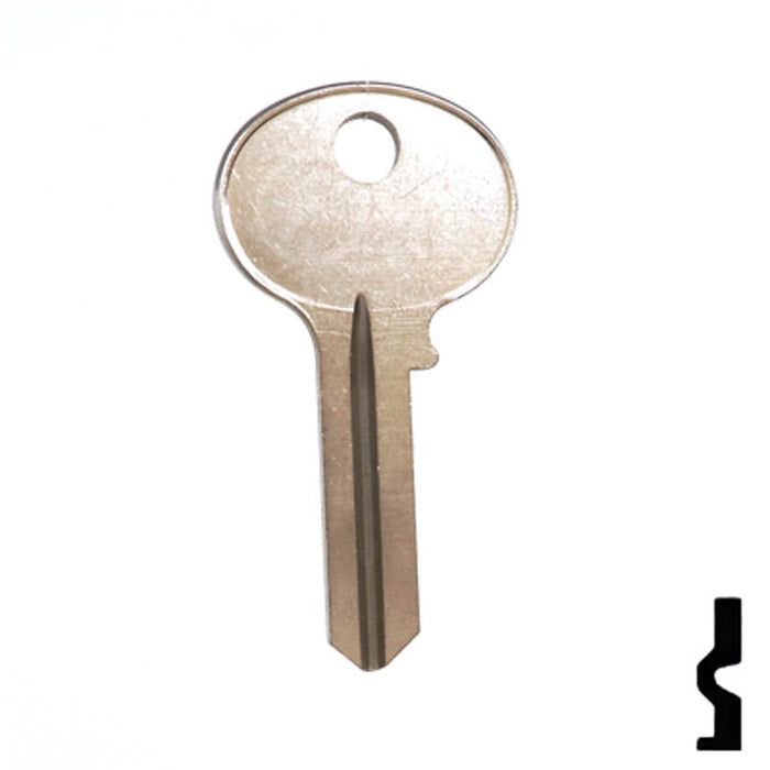 Uncut Key Blank | Wilson-Bohannon | 1071M Residential-Commercial Key Ilco