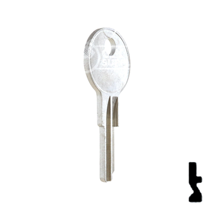 Uncut Key Blank | Yale | 01122BR Residential-Commercial Key Ilco