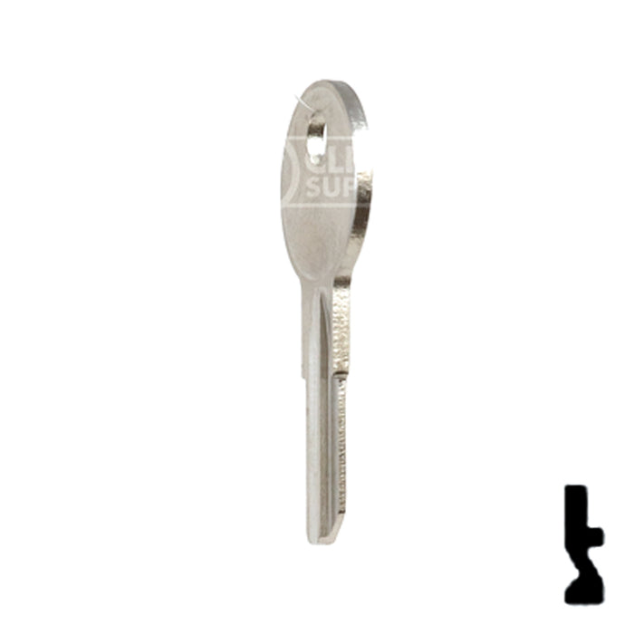 Uncut Key Blank | Yale | 01122BR Residential-Commercial Key Ilco