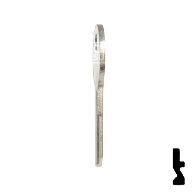 Uncut Key Blank | Yale | 01122BR Residential-Commercial Key Ilco