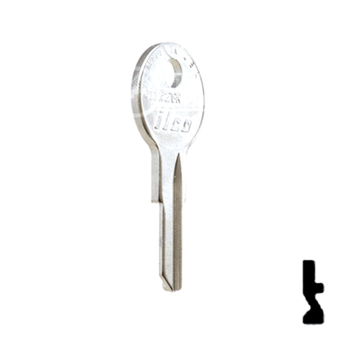 Uncut Key Blank | Yale | 01122BR Residential-Commercial Key Ilco