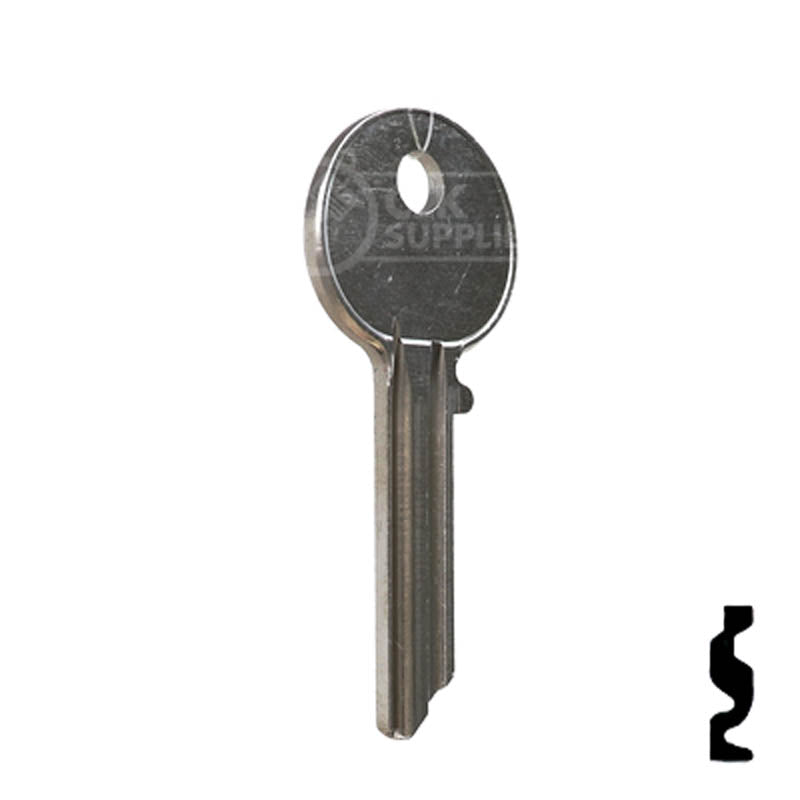 Uncut Key Blank | Yale | 997JA — CLK Supplies