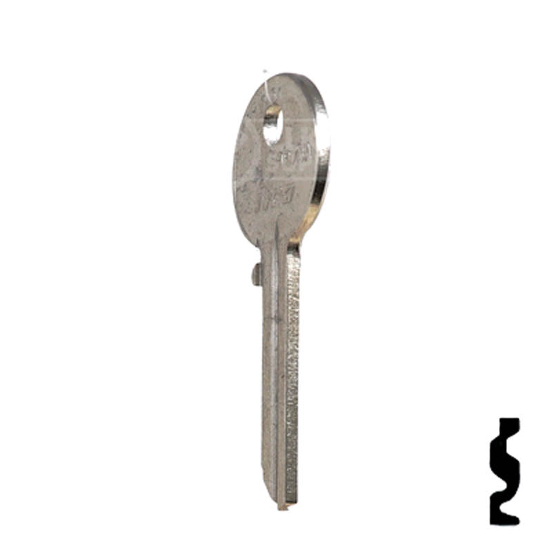 Uncut Key Blank | Yale | 997JA — CLK Supplies