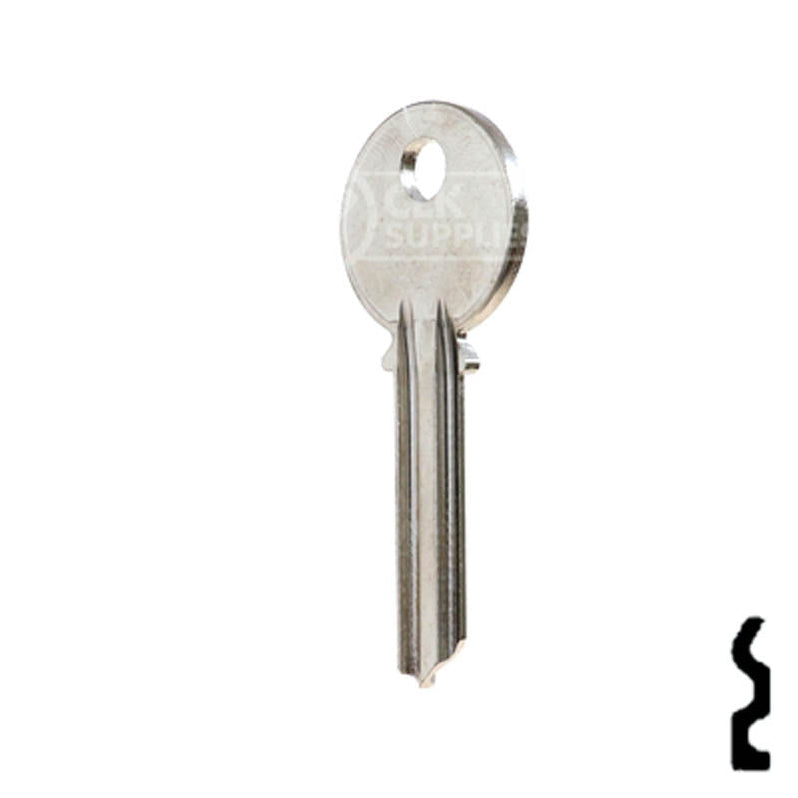 Uncut Key Blank | Yale | 999A, Y2 (NP)