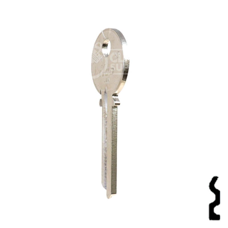 Uncut Key Blank | Yale  | 999A, Y2 Residential-Commercial Key Ilco