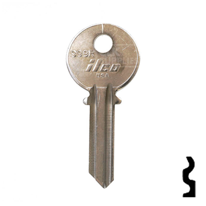 Uncut Key Blank | Yale | 999R Residential-Commercial Key Ilco