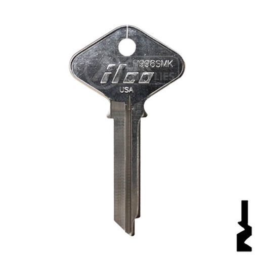 Uncut Key Blank | Yale | H998SMK Residential-Commercial Key Ilco