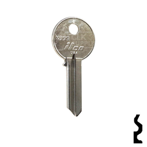 Uncut Key Blank | Yale | X999 Residential-Commercial Key Ilco