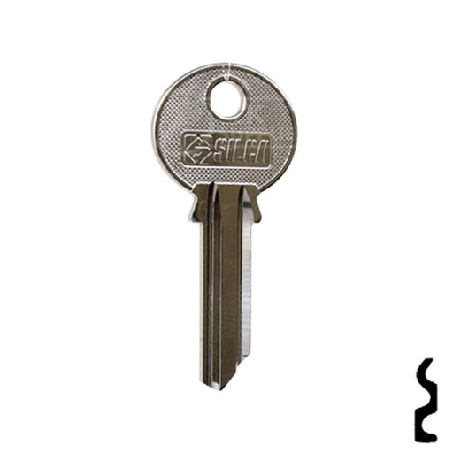 Uncut Key Blank | Zeiss-Ikon | ZE1, ZKN1 Residential-Commercial Key Ilco