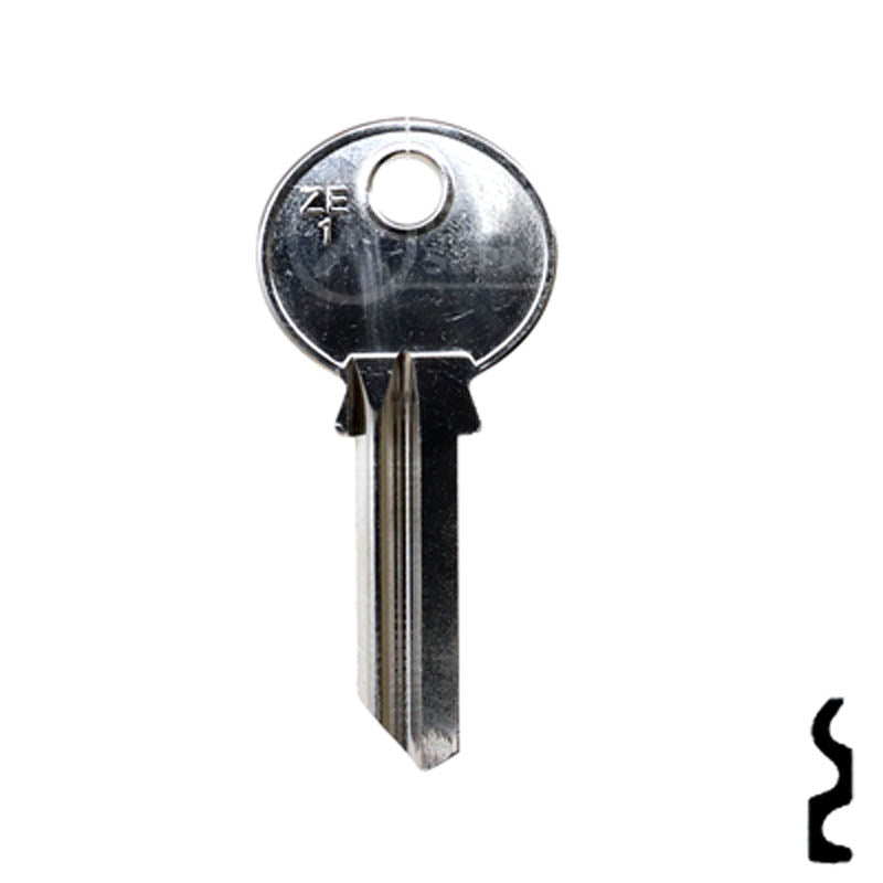 Uncut Key Blank | Zeiss Ikon | ZE1, ZKN1Translation missing: en