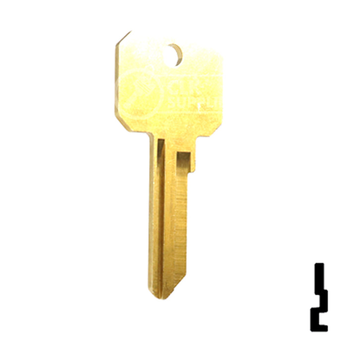 Uncut NB Key Blank | Weiser | WK2 Residential-Commercial Key Ilco