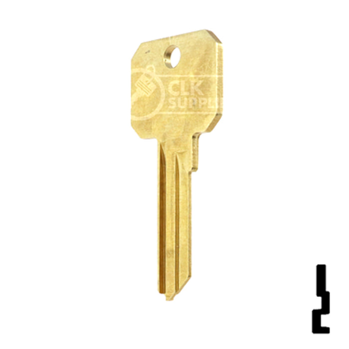 Uncut NB Key Blank | Weiser | WK2 Residential-Commercial Key Ilco