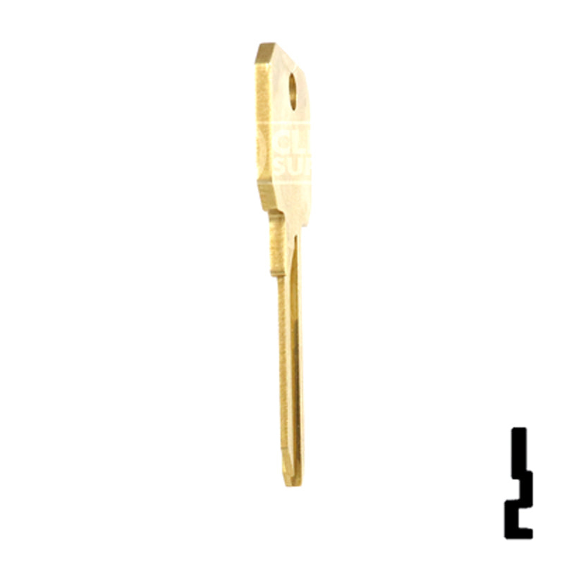 Uncut NB Key Blank | Weiser | WK2 Residential-Commercial Key Ilco