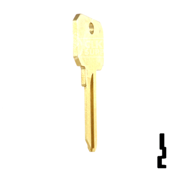 Uncut NB Key Blank | Weiser | WK2 Residential-Commercial Key Ilco