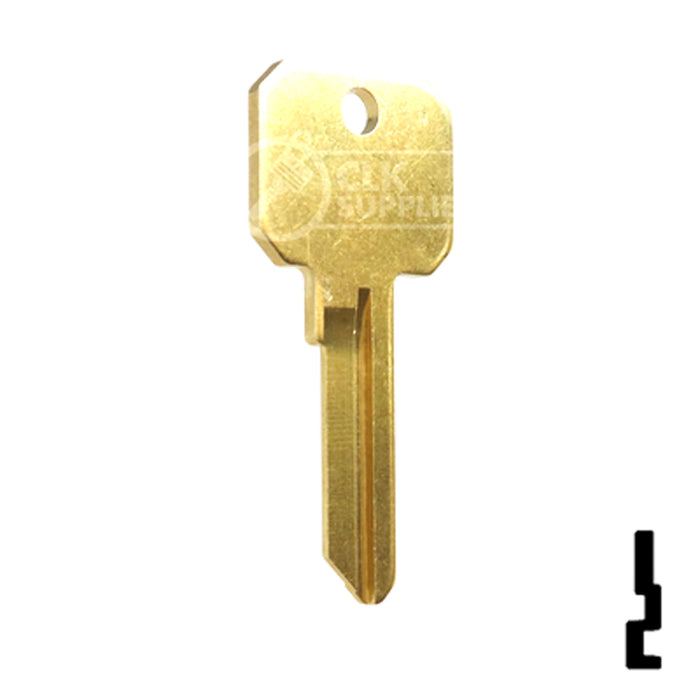 Uncut NB Key Blank | Weiser | WK2 Residential-Commercial Key Ilco
