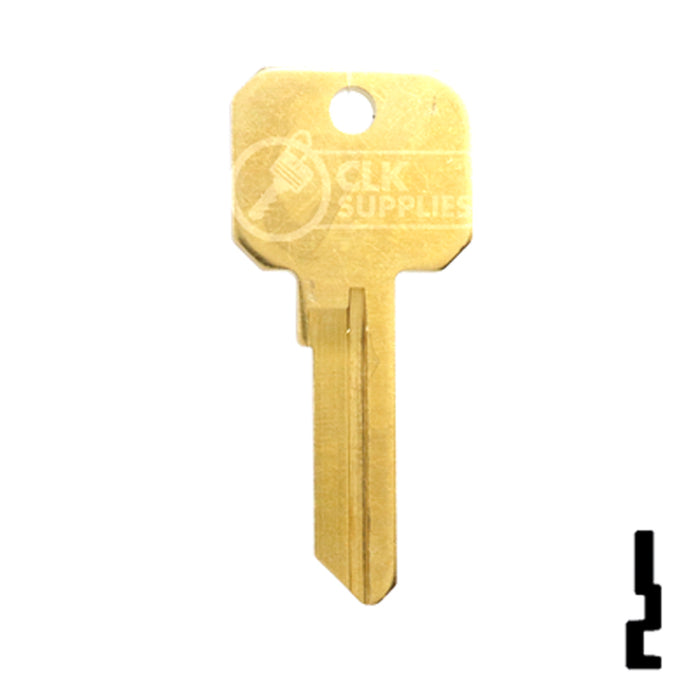 Uncut NB Key Blank | Weiser | WK2 Residential-Commercial Key Ilco