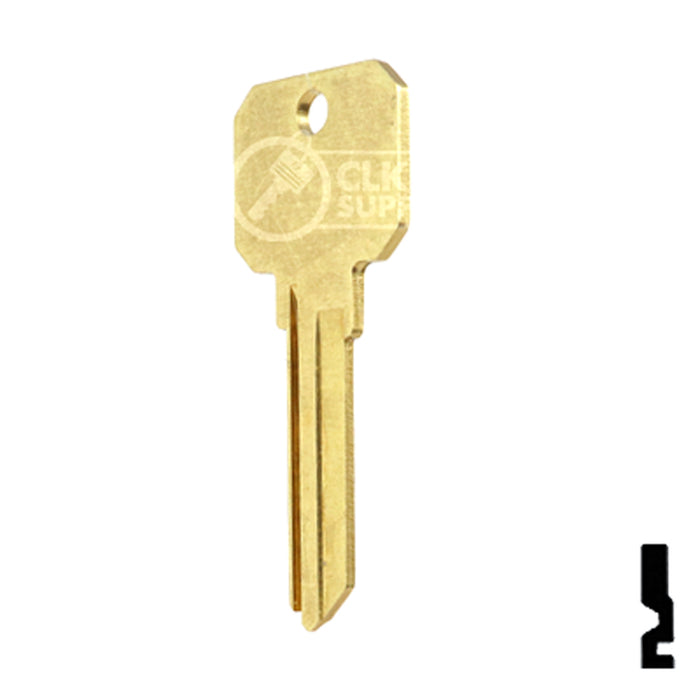 Uncut NB Key Blank | Weiser | WR4 Residential-Commercial Key Ilco