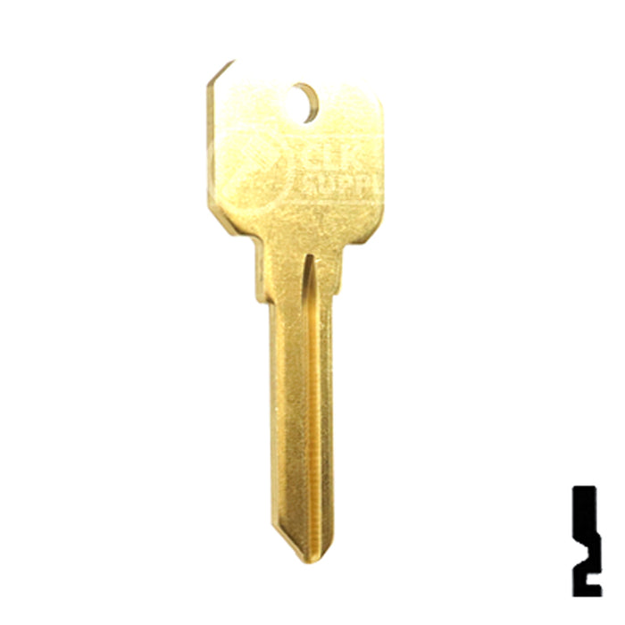 Uncut NB Key Blank | Weiser | WR4 Residential-Commercial Key Ilco