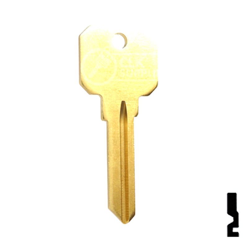 Uncut NB Key Blank | Weiser | WR4 Residential-Commercial Key Ilco