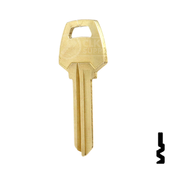 Uncut Neuter Bow Key Blank | Corbin Russwin | CO88 Residential-Commercial Key Ilco