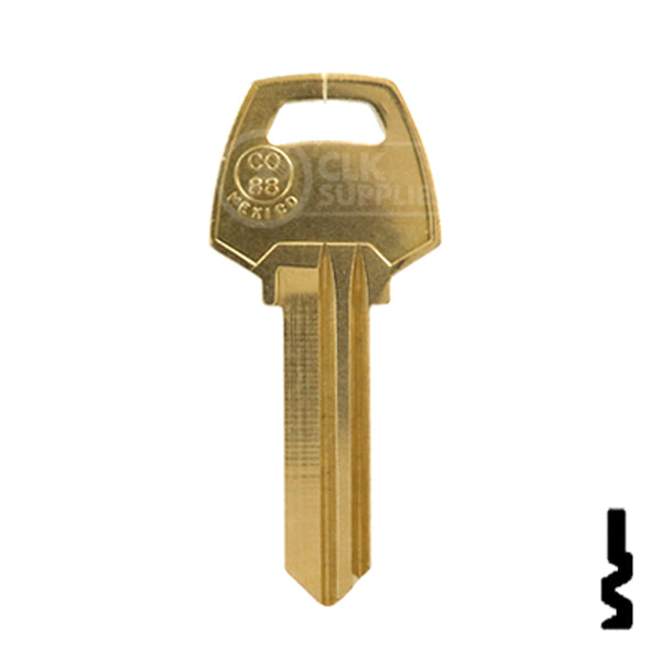 Uncut Neuter Bow Key Blank | Corbin Russwin | CO88 — CLK Supplies