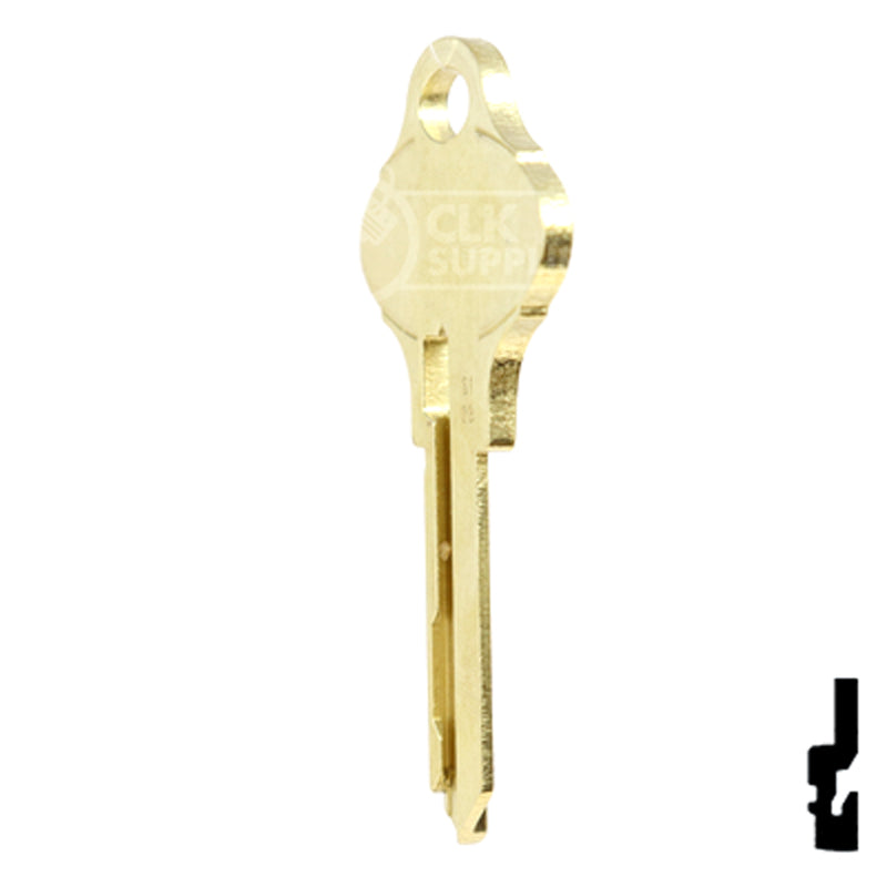 Uncut OEM Key Blank | Schlage Everest | S123 Residential-Commercial Key Schlage