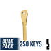 WR3 1054WB Weiser Key 250 Bulk Pack Residential-Commercial Key JMA USA