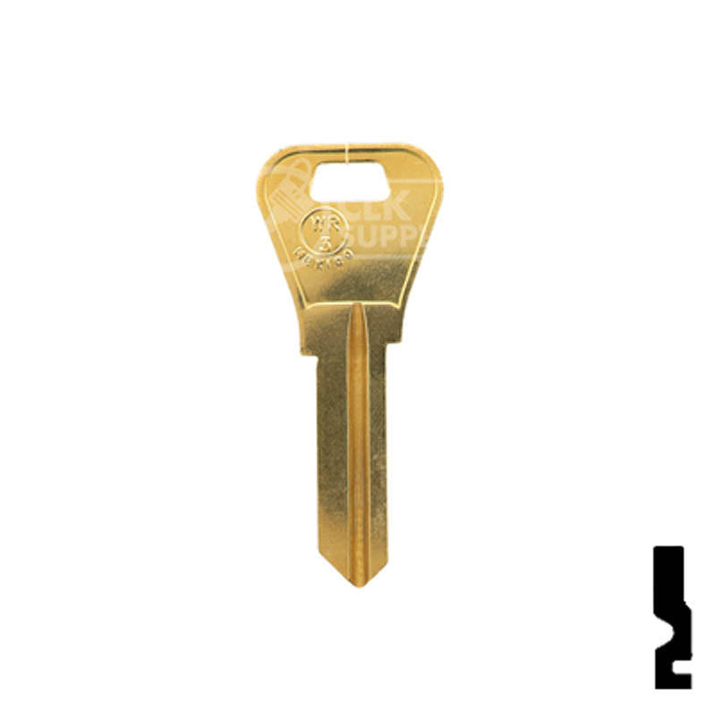 Residential Key Blanks | Uncut Key Blank | Weiser | WR3, 1054WB by