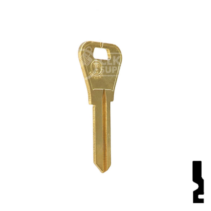 WR3, 1054WB Weiser Key Residential-Commercial Key JMA USA