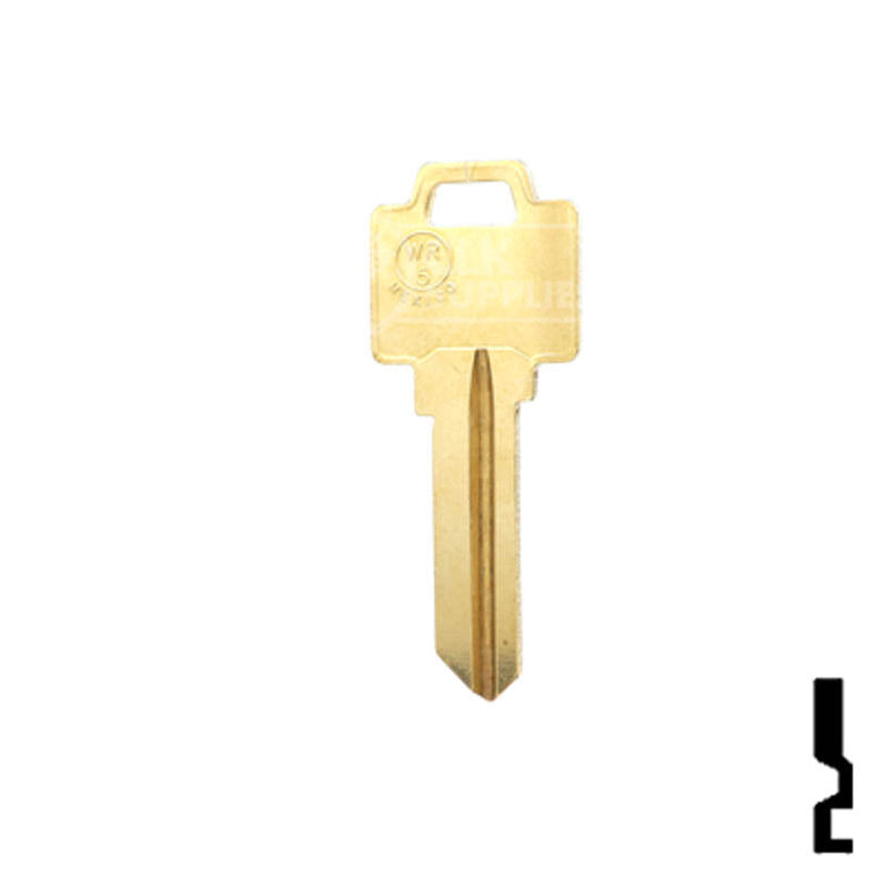 Uncut Key Blank | Weiser | WR5, N1054WB