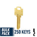 WR5 Weiser Key Bulk Pack -250 by Ilco Residential-Commercial Key Ilco