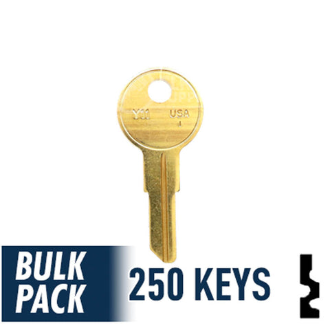Y11 Yale Key Bulk Pack -250 by Ilco