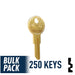 Y11 Yale Key Bulk Pack -250 by Ilco Residential-Commercial Key Ilco