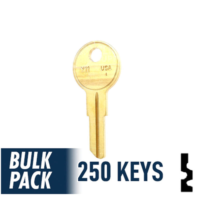 Uncut Key Blank | Yale | Y11 - 250 Pack by Ilco