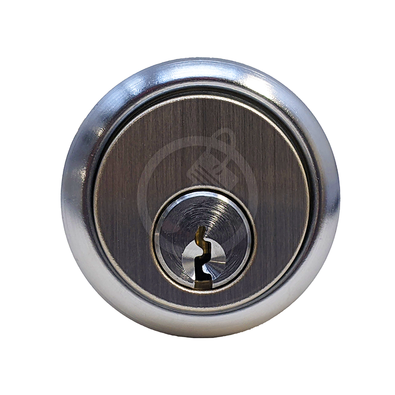 Rim Cylinder Yale Y1 Keyway US26D (Satin Chrome) — CLK Supplies