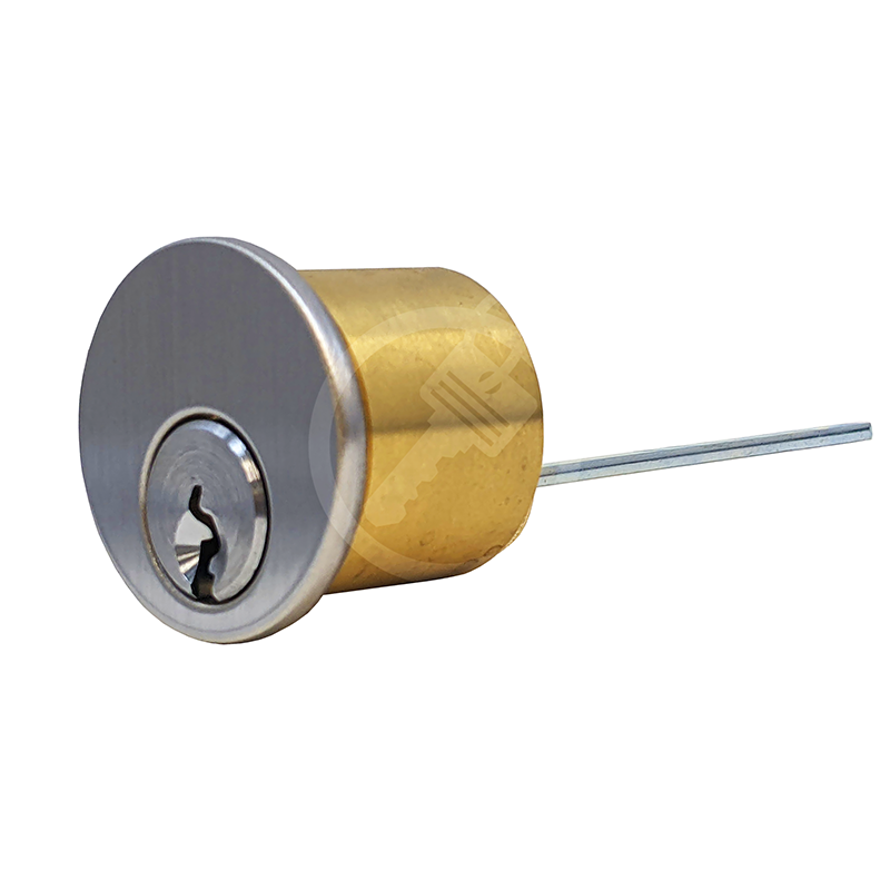 Rim Cylinder Yale Y1 Keyway US26D (Satin Chrome) — CLK Supplies