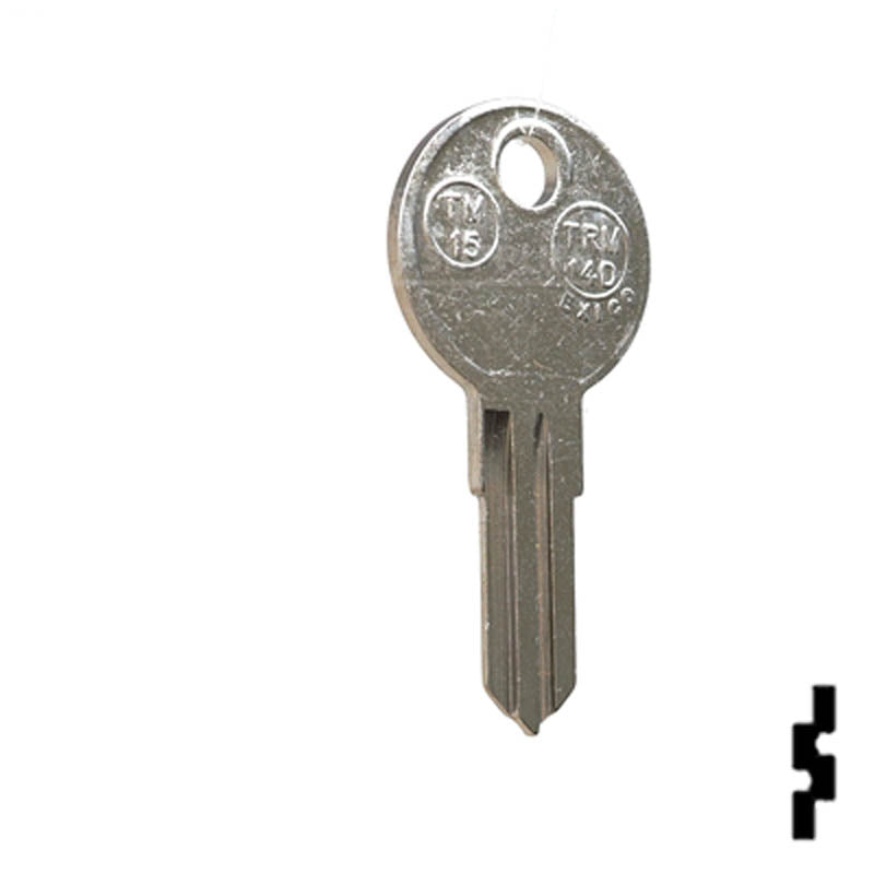 Uncut Key Blank | TriMark | TM15, 1623 — CLK Supplies