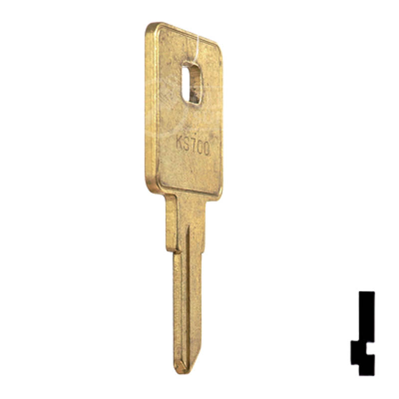 Uncut Key Blank | TriMark | KS700 — CLK Supplies