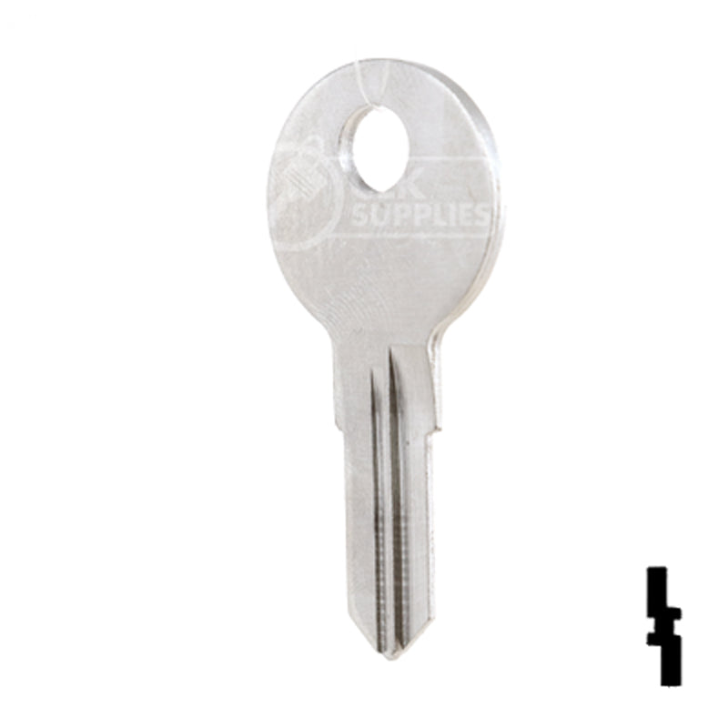 Uncut Key Blank | Bauer | BD142 RV-Motorhome Key Framon Manufacturing Company, Inc