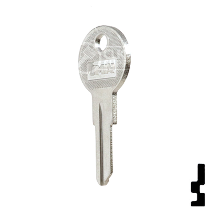 Uncut Key Blank | Chicago | CHI-12, 1041TR RV-Motorhome Key JMA USA